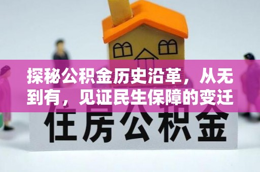 盐亭探秘公积金历史沿革，从无到有，见证民生保障的变迁