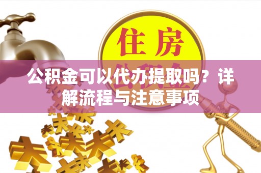 盐亭公积金可以代办提取吗？详解流程与注意事项