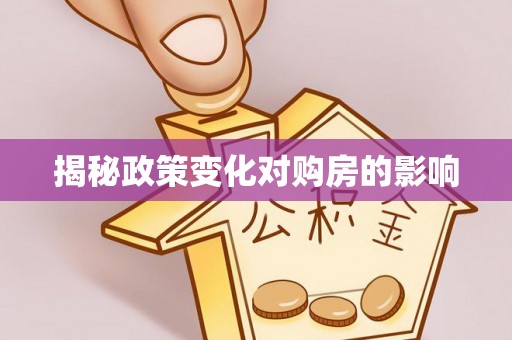 盐亭揭秘政策变化对购房的影响