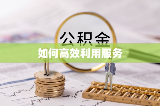 盐亭如何高效利用服务