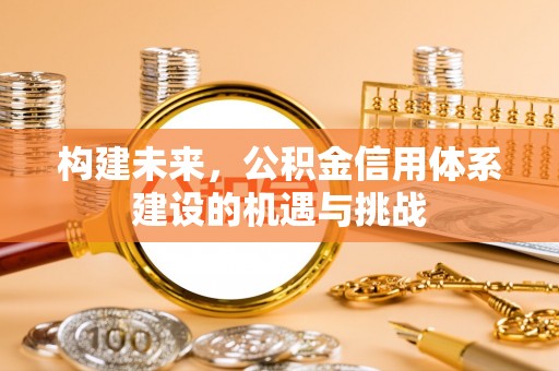 盐亭构建未来，公积金信用体系建设的机遇与挑战