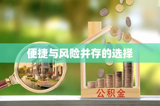 盐亭便捷与风险并存的选择