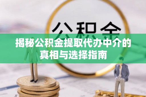 盐亭揭秘公积金提取代办中介的真相与选择指南