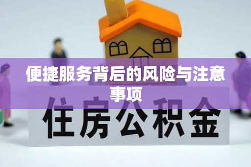 盐亭便捷服务背后的风险与注意事项